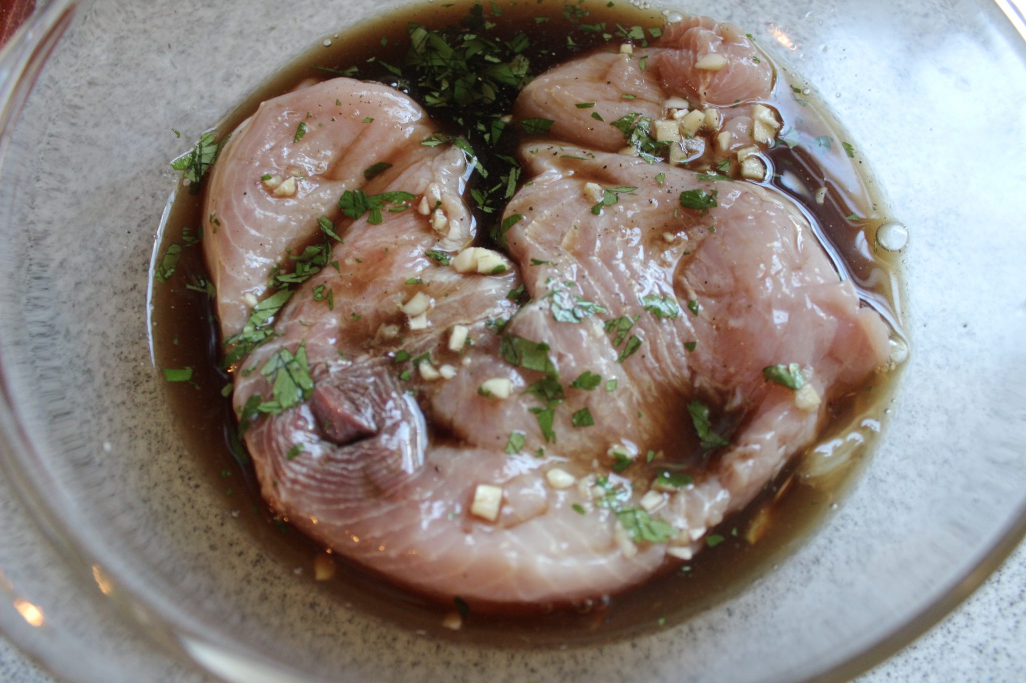 Grilled Shark Steaks