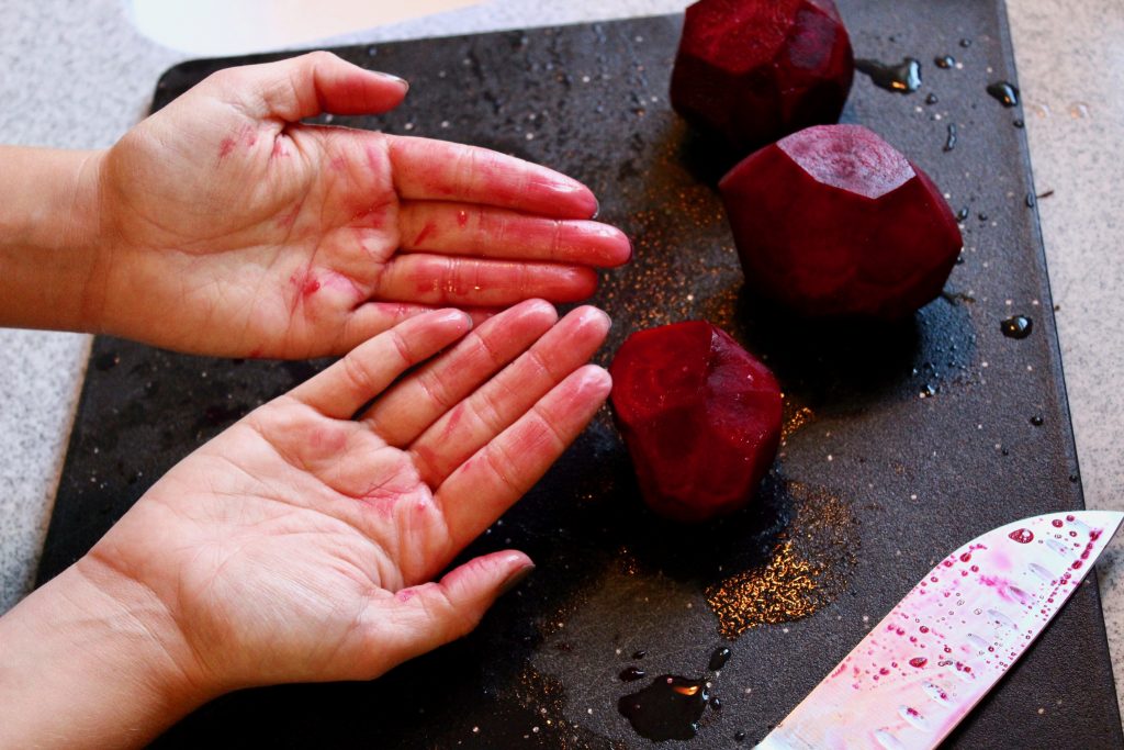 Roasted Beets With Goat Cheese & Balsamic Glaze