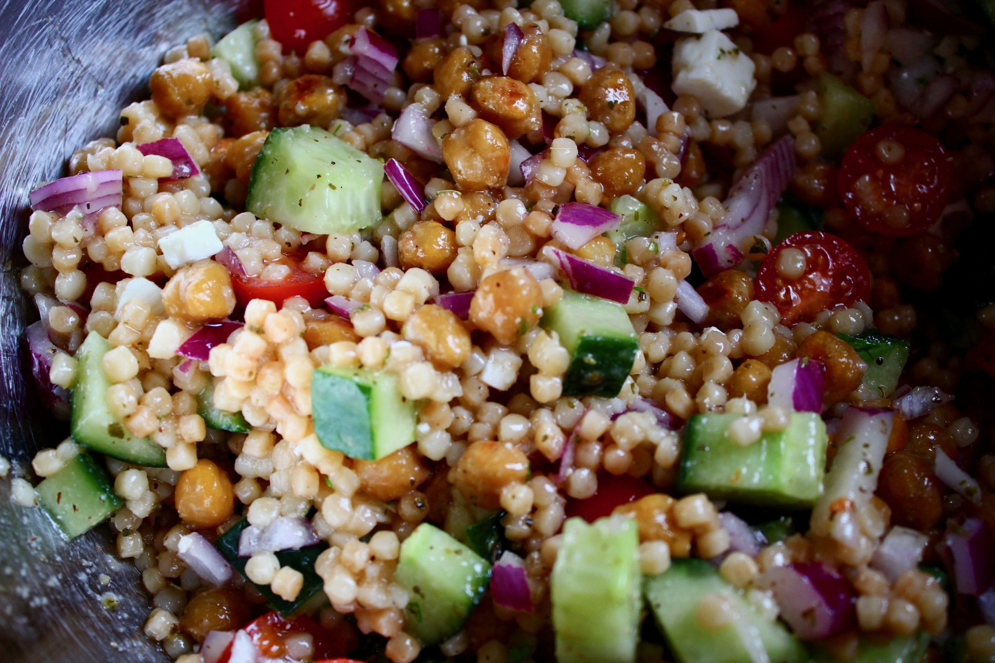 Roasted Chickpea And CousCous Salad