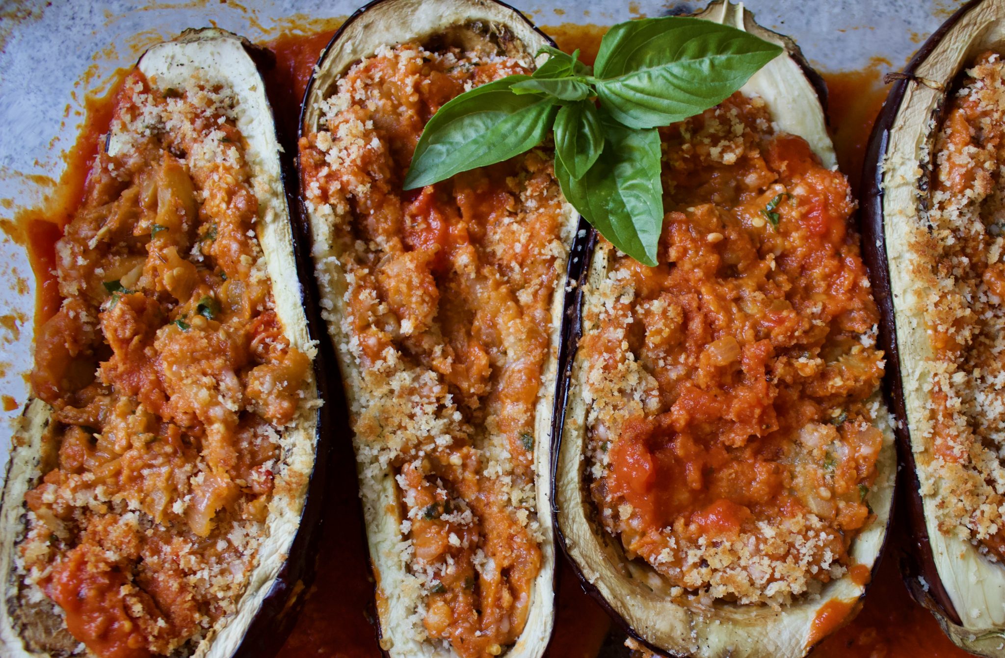 Stuffed Eggplant Parm