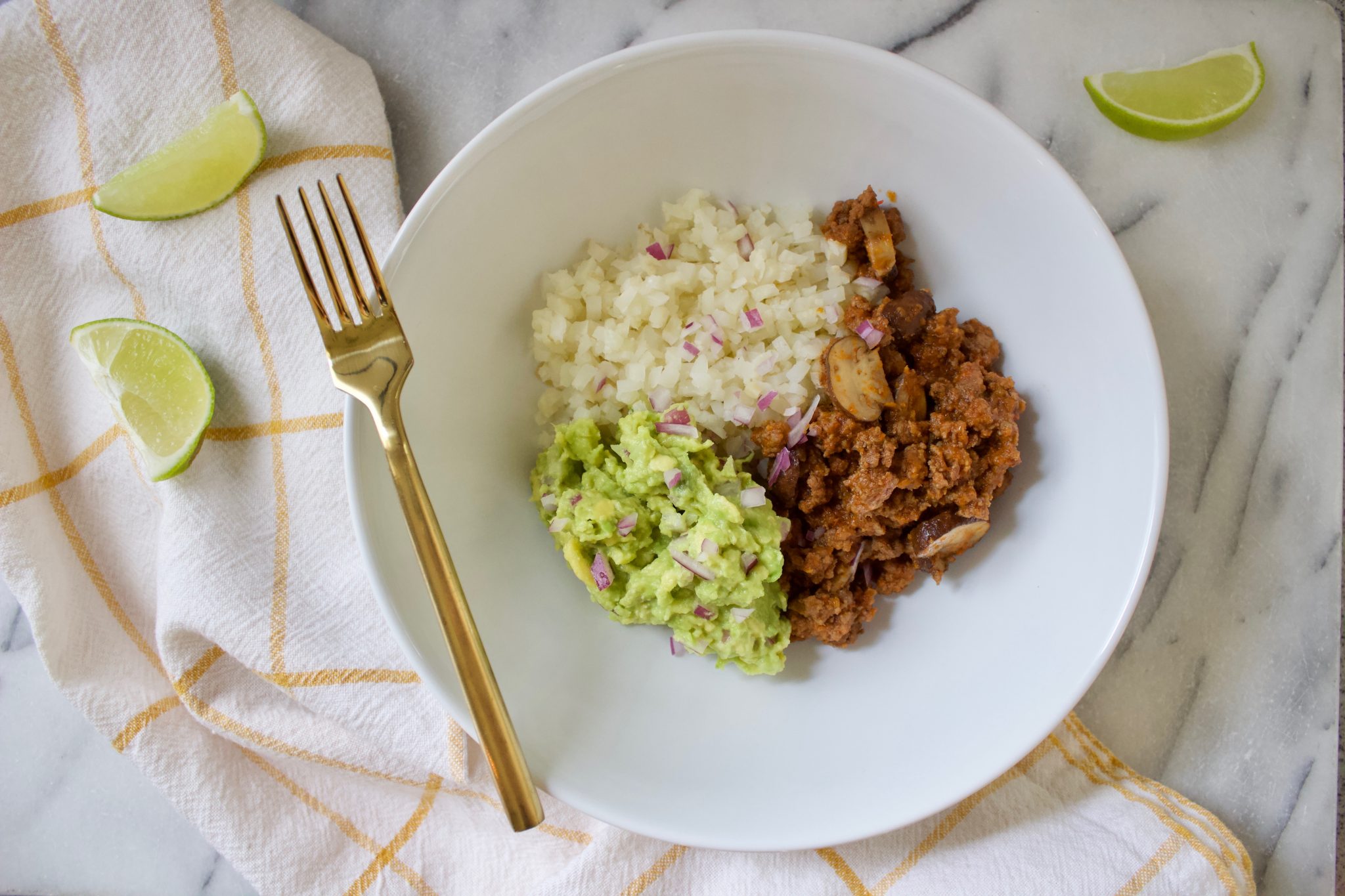 Smoky Beef And Guacamole Bowls