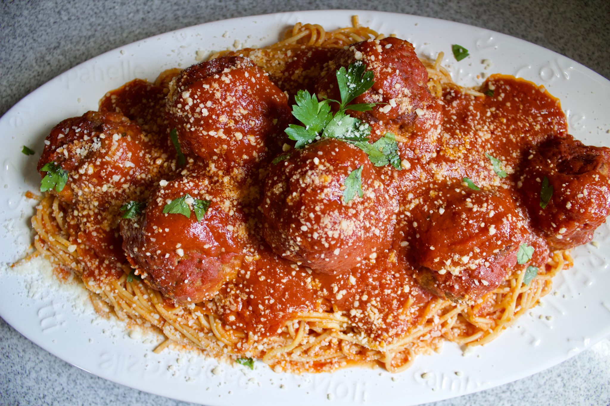 Mrs. Frank Sinatra's Spaghetti And Meatballs