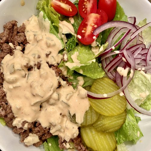 Healthy Burger Bowls