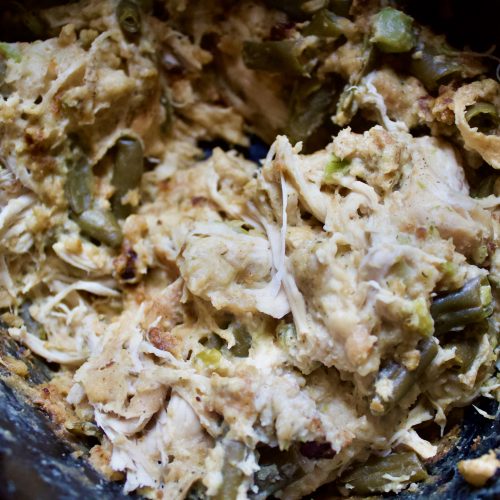 Crockpot Chicken Stuffing And Green Beans