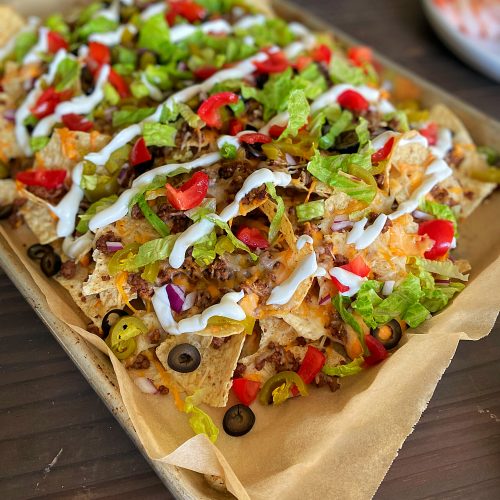 Loaded Sheet Pan Nachos