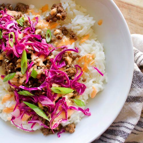 Korean Beef Rice Bowls