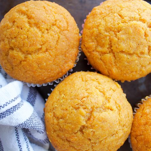 Sweet Potato Cornbread Muffins