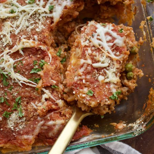 Italian Rice Ball Casserole