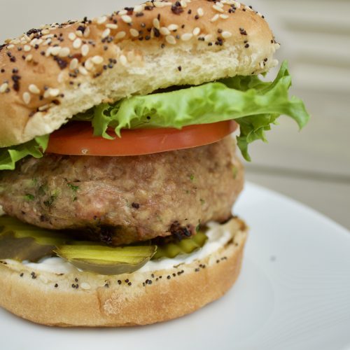 Grilled Turkey Zucchini Burgers