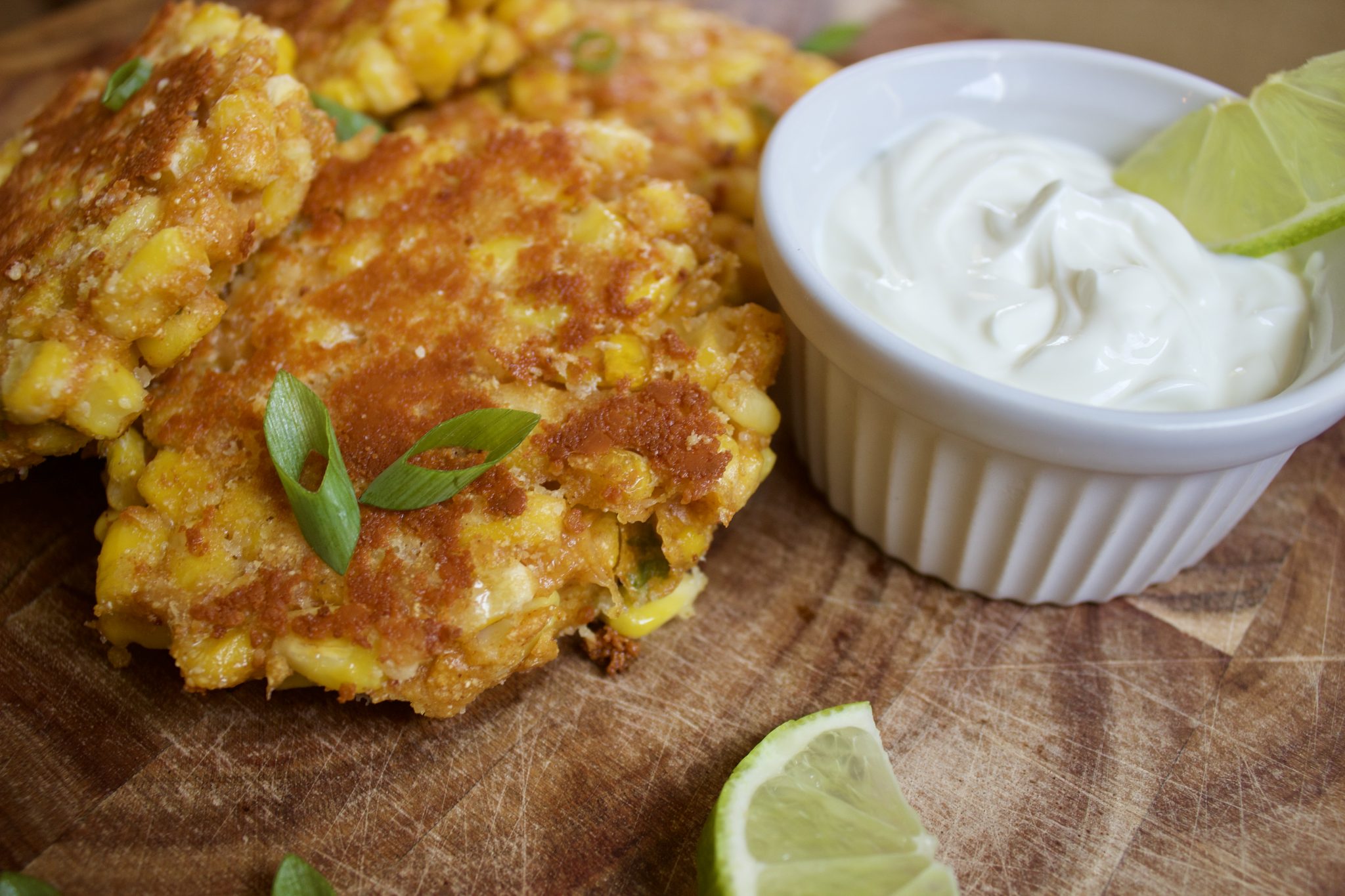 Cheesy Corn Fritters The Hungry Lyoness Food Blog 