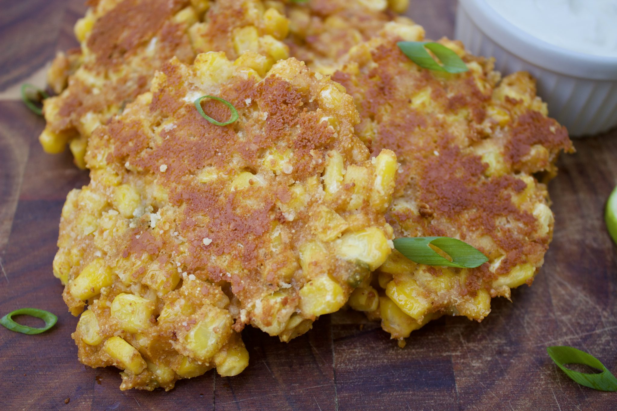 Cheesy Corn Fritters - The Hungry Lyoness - Food Blog